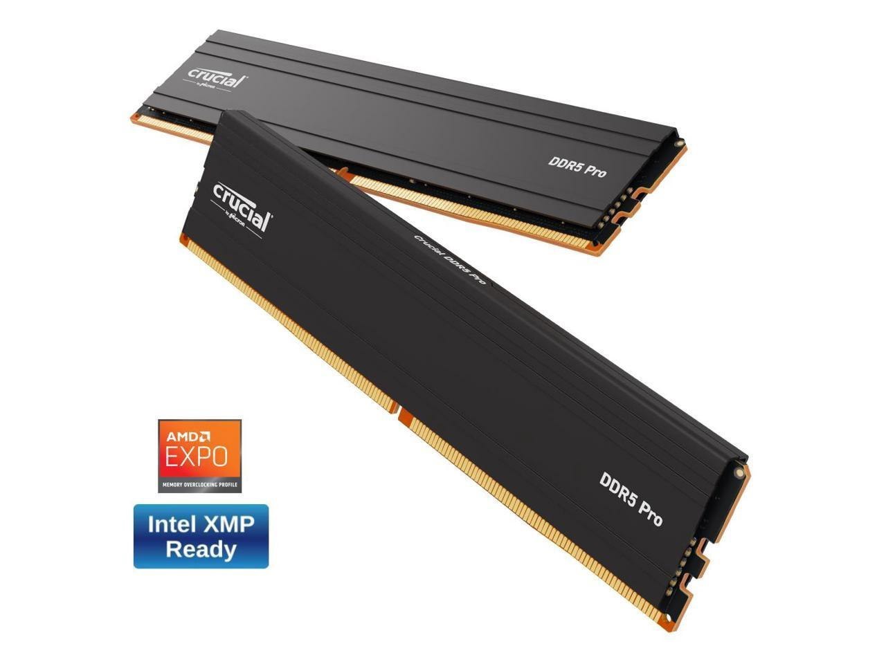 Crucial Pro 32GB (2 X 16GB) DDR5 6000 (PC5 48000) Desktop Memory Model Cp2k16g60c48u5