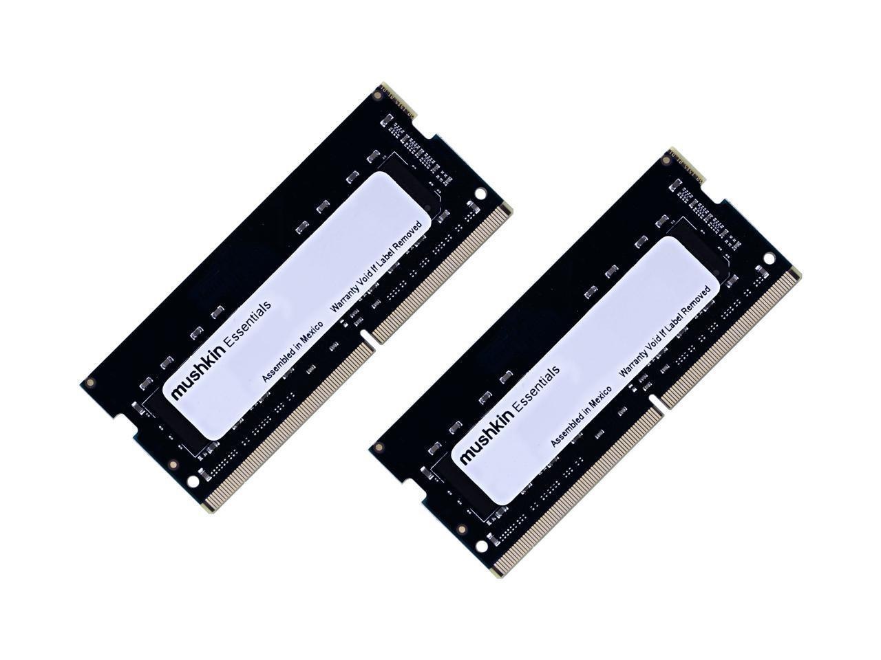 Mushkin Enhanced Essentials 16GB (2 X 8GB) 260-Pin DDR4 So-Dimm DDR4 3200 (PC4 25600) Laptop Memory Model Mes4s320nf8gx2