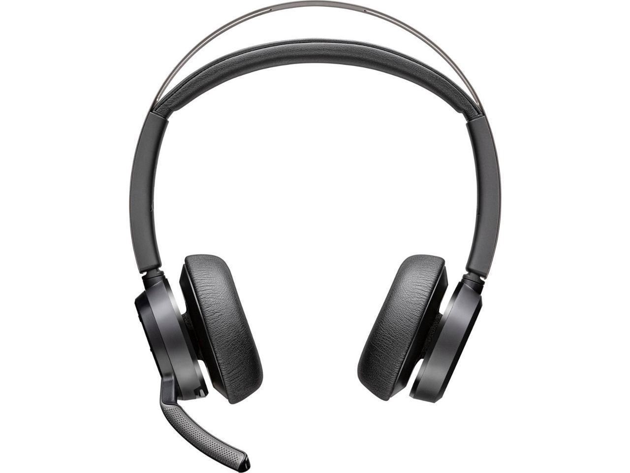 Poly Voyager Focus 2 Uc Headset + Usb-A To Usb-C Cable + Charging Stand