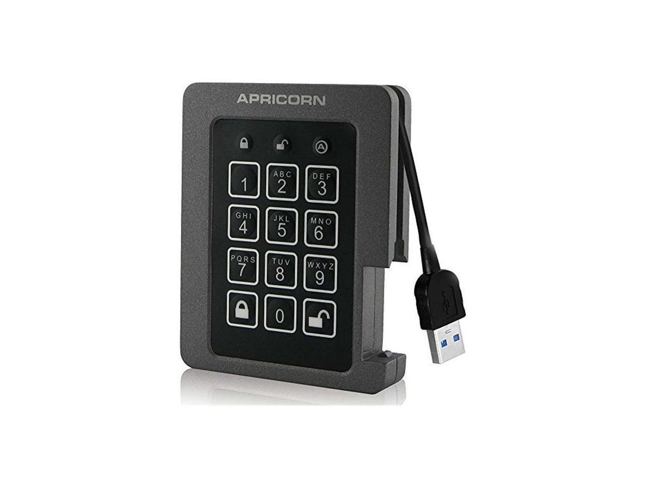 Apricorn Mass Storage Assd-3Pl256-1Tbf Aegis Padlock 1 TB
