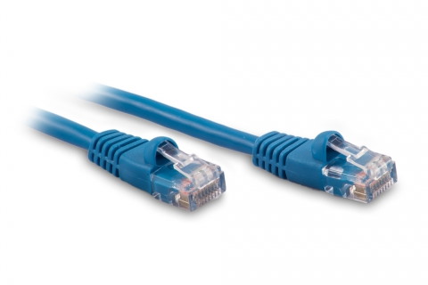 5 Feet Blue Cat6 Ethernet Patch Cable with Snagless Boot - 50 Pack