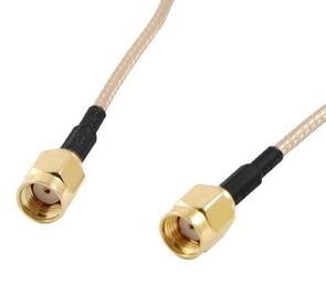 Generic 30CM RP-SMA-Male To RP-SMA-Male Pigtail