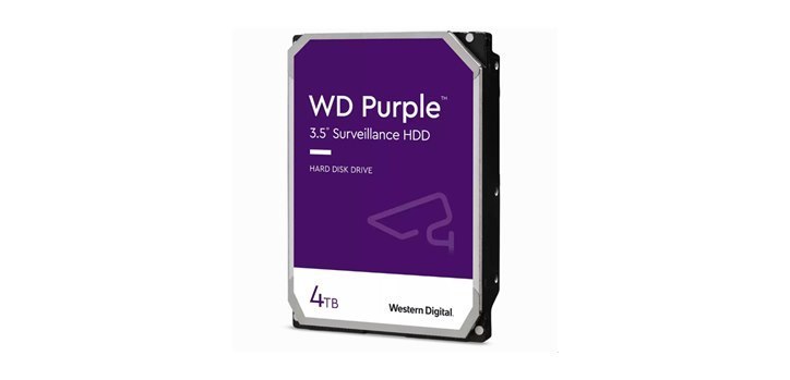Go Wireless Western Digital Purple 4T 3.5' Surveillance HDD