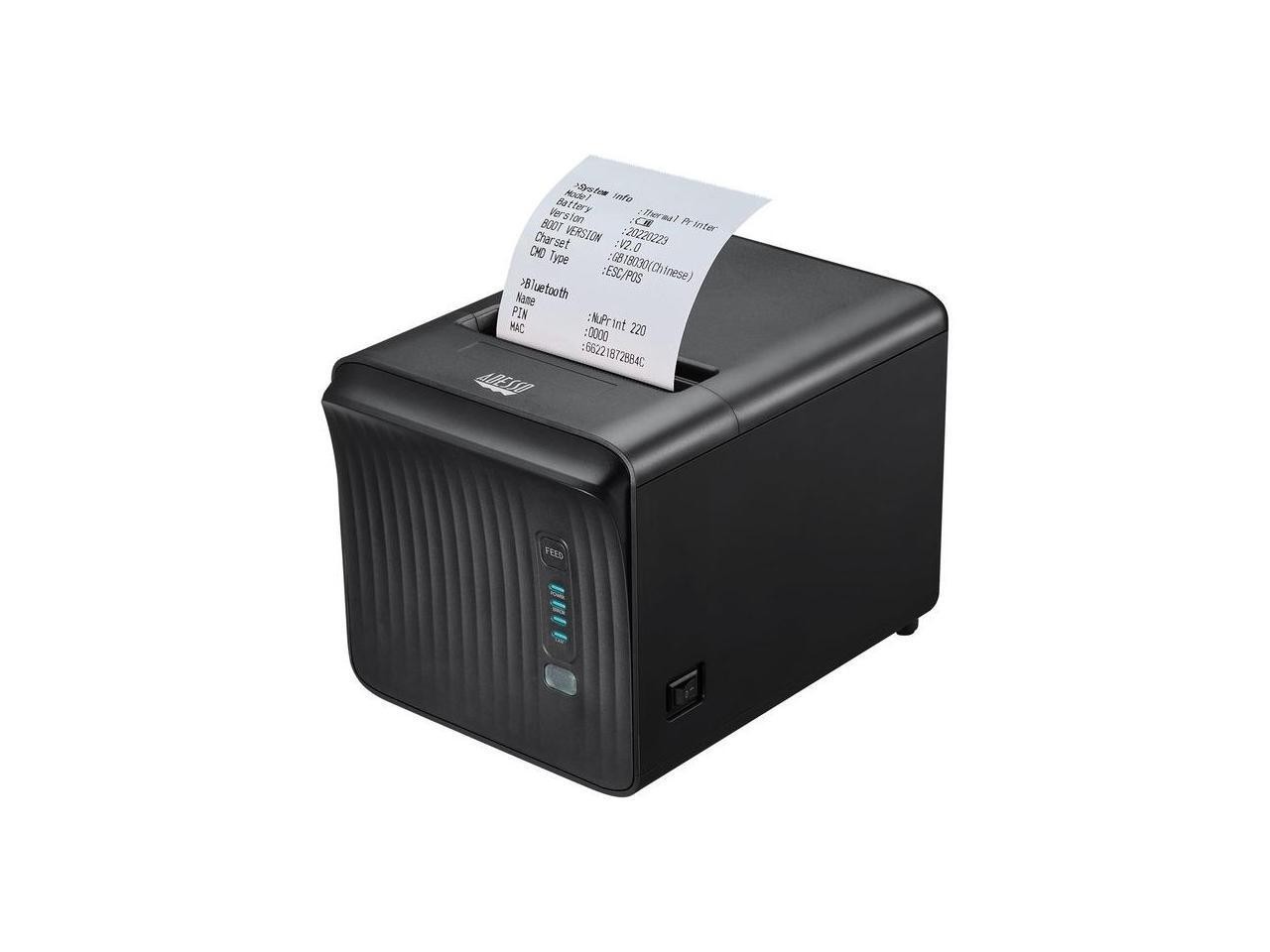 Adesso NuPrint NuPrint 330 Desktop Direct Thermal Printer - Monochrome - Receipt Print - USB - Serial - Black