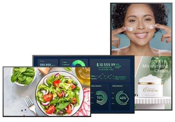 Sony Bravia BZ35L 65" Commercial Display 4K (3840 X 2160), 24/7, 550-CD/M2 Brightness, HDR10, Dolby Vision, Motionflow XR 240, 32GB, Android TV