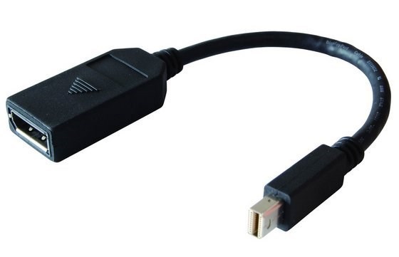 8Ware Mini DisplayPort DP To DisplayPort DP Adapter Converter - 20 Pins Male To Female Nickle Plated RoHS