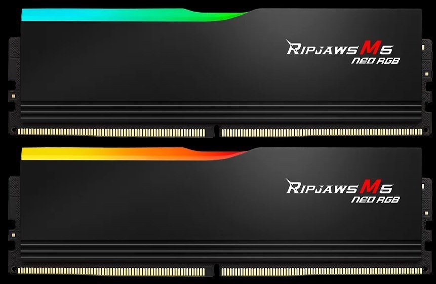 G.Skill F5-6000J3636F16GX2-RM5NRK 32GB (2 X 16GB)/ DDR5 6000 MT/s/ Timings 36-36-36-96/ Voltage 1.35 V/ Ripjaws M5 Neo Expo/Xmp 3.0