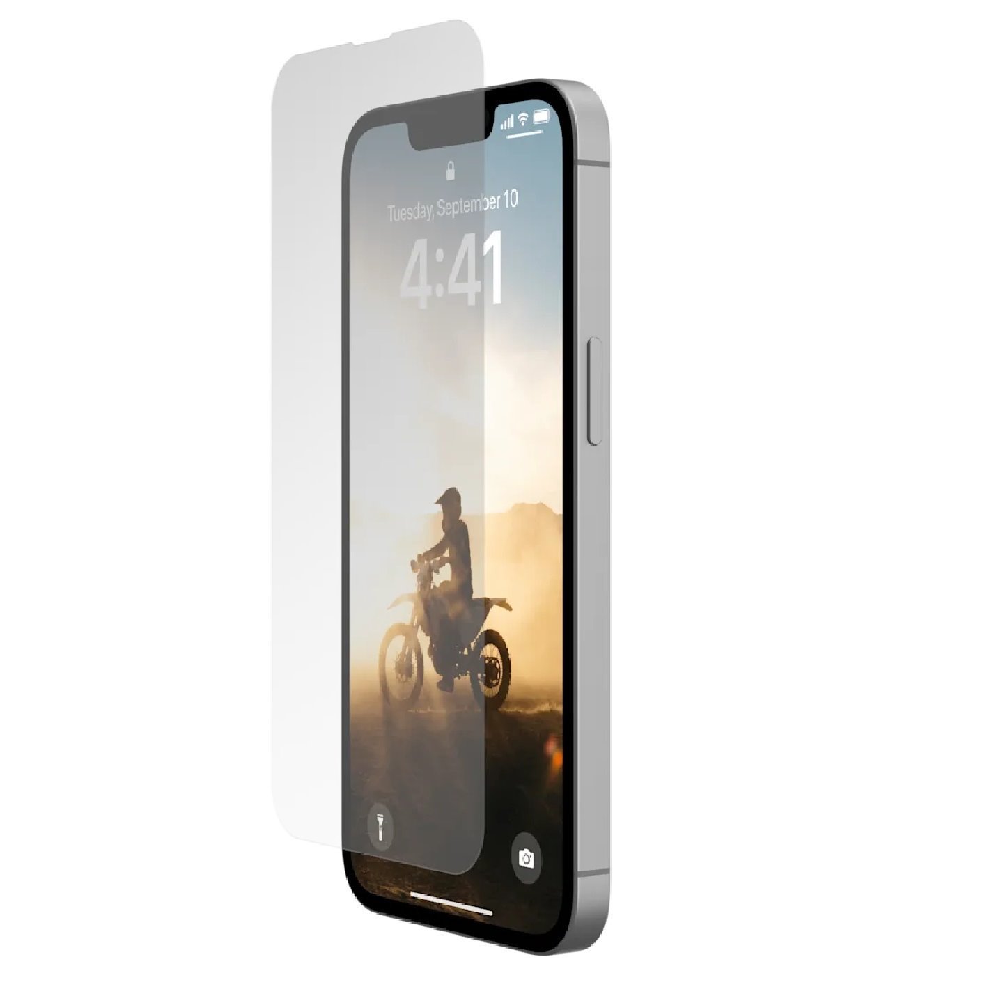 Uag Shield iPhone 16E (6.1') Tempered Glass Screen Protector - Clear (14437311Na), Antimicrobial, Scratch Resistant, Anti-Fingerprint, 1 Year Warranty