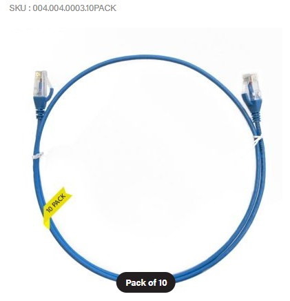 CB-SLC6-1BLU 1M Slim CAT6 UTP Patch Cable LSZH in Blue