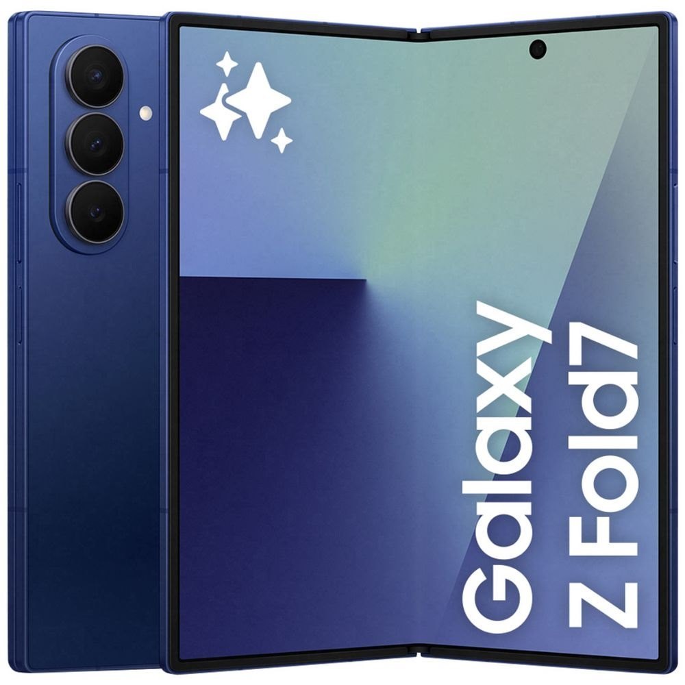 Samsung Galaxy Z Fold7 5G 256GB - Blue Shadow*AU Stock*, 8.0', Qxga+, 120Hz, 12GB/256GB, 200MP/10MP, Single + Esim, 4400mAh,2 Years Warranty
