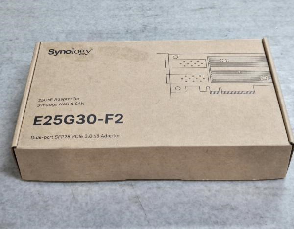 Synology Box Open Synology Dual-Port 25GbE Adapter E25g30-F2 , 5 Year Warranty