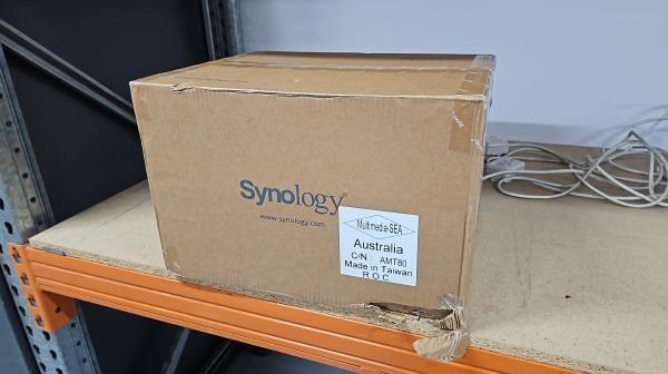 Synology Box Damage Synology DiskStation DS1825+ 8-Bay 3.5" Diskless 2X 2.5 GbE (Tower), Amd Ryzen Quad Core 2.2GHz, 8GB Ram, 3X Usb3.2, 2X Expan, 3 YR WTY