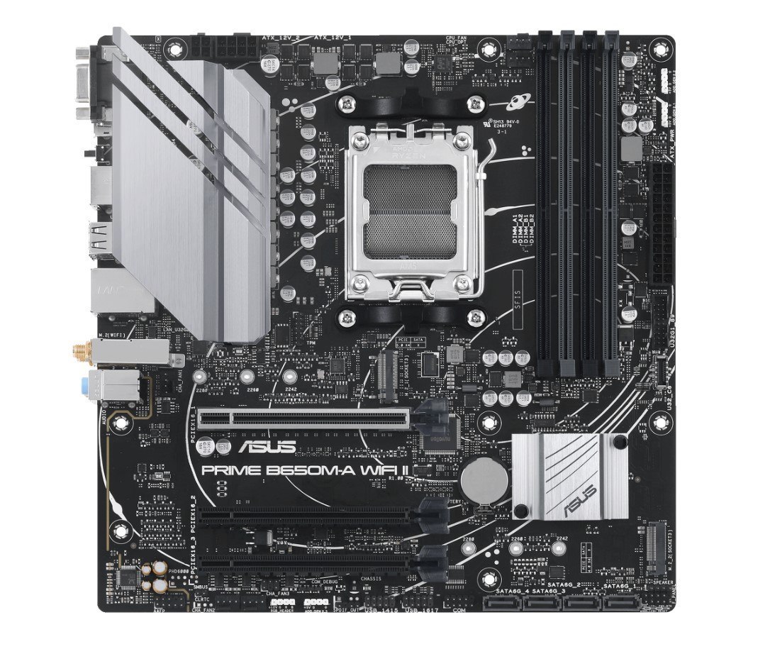Asus (Si Only, Non Retail) Asus Amd B650M Prime B650m-A Wifi Ii-Csm (Am5) Micro-ATX Motherboard