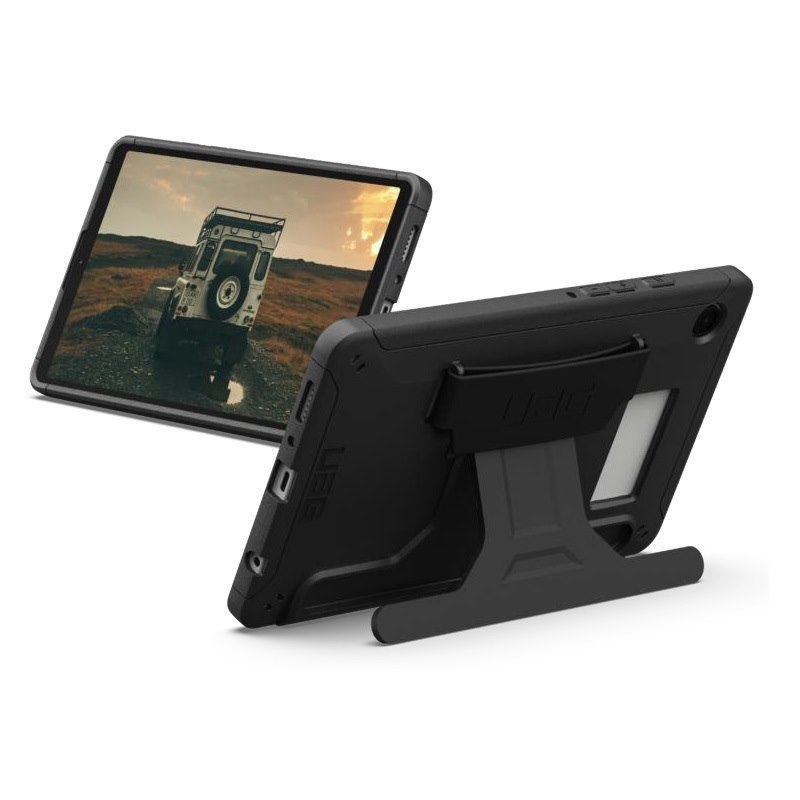 Uag Scout Samsung Galaxy Tab A11+/ Tab A9+ (8.7') With Kickstand & Handstrap Rugged Case No Retail Packaging - Black (224462B14040), 10 Years Warranty