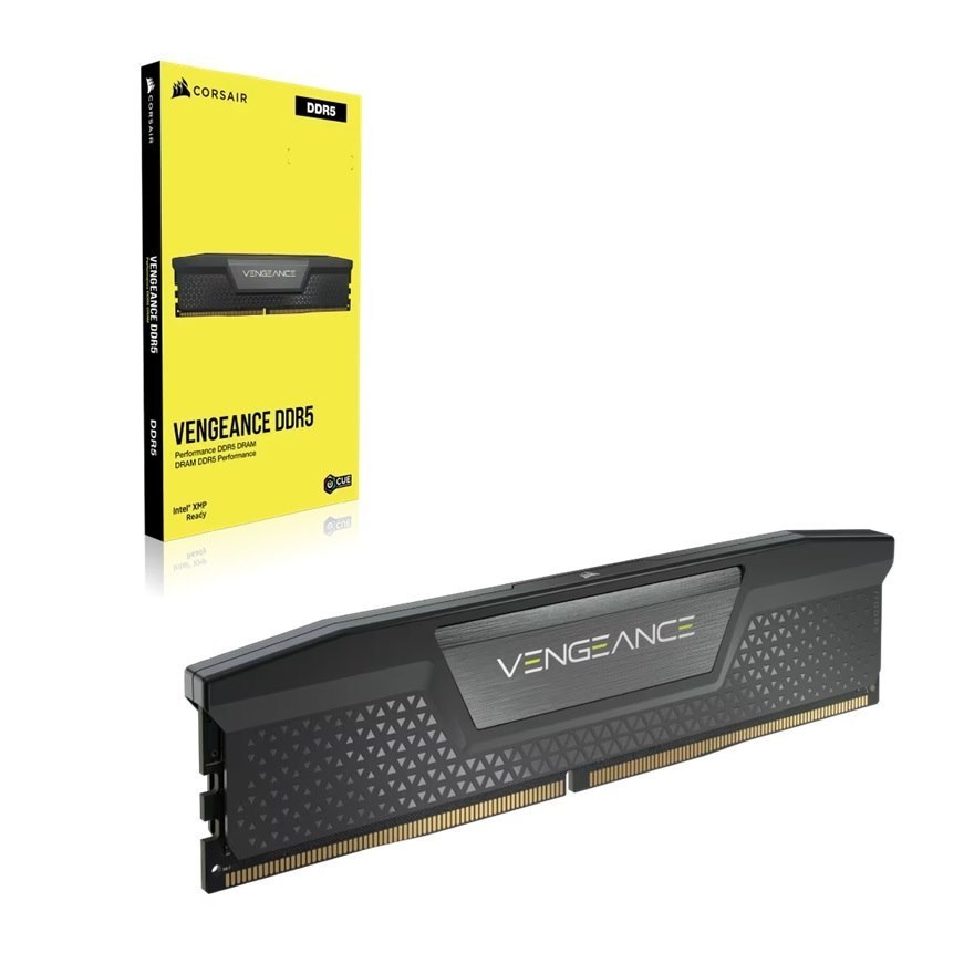 Corsair Vengeance® RGB 128GB (2x64GB) DDR5 6000MHz CL40-50-50-96 1.35V Intel XMP 3.0 Computer Memory – Black