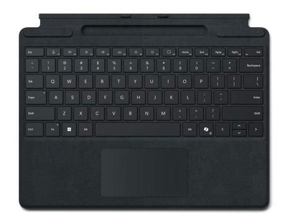 Microsoft Surface Pro Signature Keyboard Black Microsoft Cover Port Compatible Pro 11 Pro 10 Surface Pro 9 Surface Pro 8 Surface Pro X -No Pen