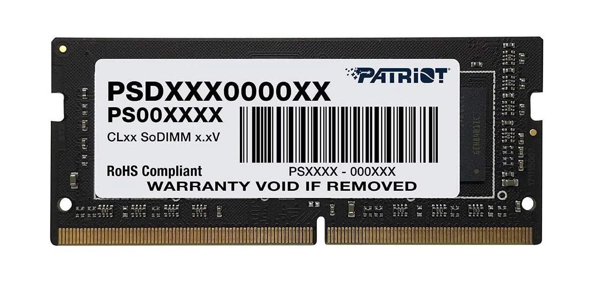 Leader Computer Patriot Signature Line DDR4 8GB Ram 3200MHz CL22 1.2V Udimm