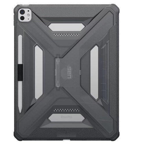 Uag Scout Plus Apple iPad Pro (11.0') (7TH Gen) Case - Ash (840283925078), Slim, Soft-Touch, Built-In Kickstand, Pencil Holder, 1 Year Warranty