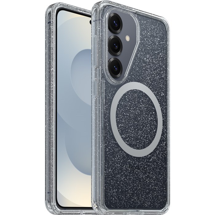 OtterBox Symmetry Clear Magnets Samsung Galaxy S26 5G (6.3') Case Stardust Clear - (77-99979), Drop+ 3X Military Standard, 7 Years Warranty