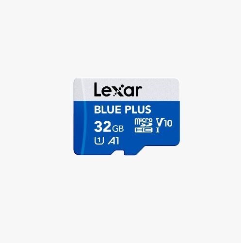 Lexar Blue Plus microSDXC Uhs-I Card 32GB Blue Plus Lexar , C10, U3, V30, A2, 32GB，Up To 100MB/s Read