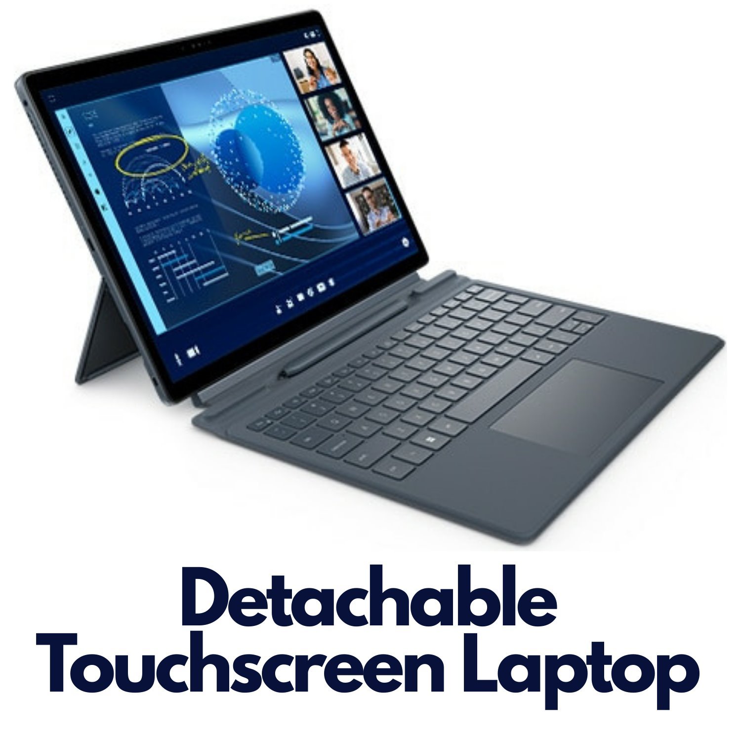 Lot 2: Latitude 7350 Ultra 5, Detachable 2-in-1, 16GB RAM, 256GB SSD- 13" FHD Touch Screen includes Dell Active Pen - PN7350A 