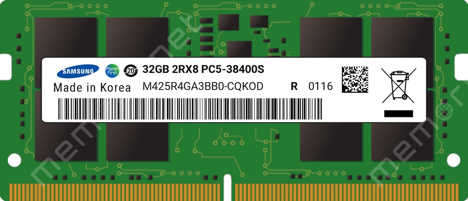 Samsung Ram So-Dimm DDR5 32GB / PC4800 /Ub/ Samsung