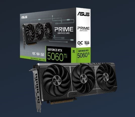 Asus NVIDIA GeForce RTX 5060 Ti Graphic Card - 16 GB GDDR7