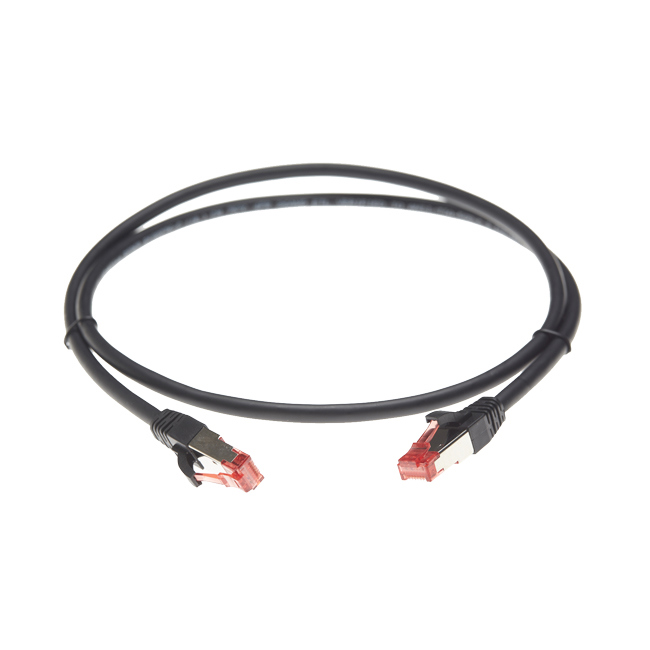 4Cabling 50M Cat 6A S/FTP LSZH Ethernet Network Cable. Black