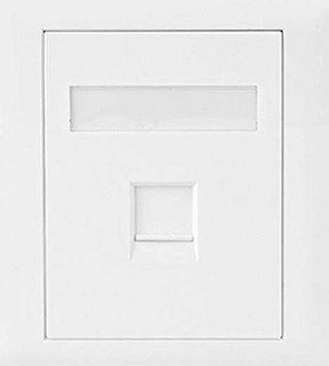 Astrotek Cat6 RJ45 Network Wall Face Plate Outlets 86X86MM 1 Port Socket Kit