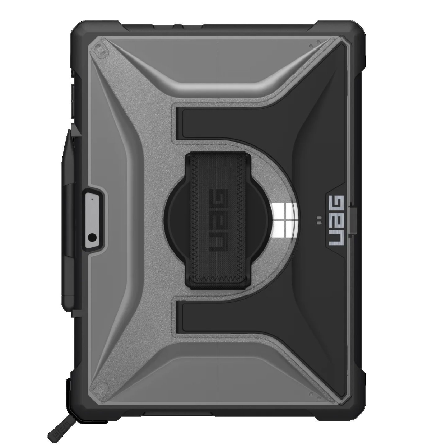 Uag Plasma Microsoft Surface Pro 11/Pro 10/Pro 9 Hand & Shoulder Strap Rugged Case -Ice (324012114343), Drop+ Military Standard, 10 Years Warranty