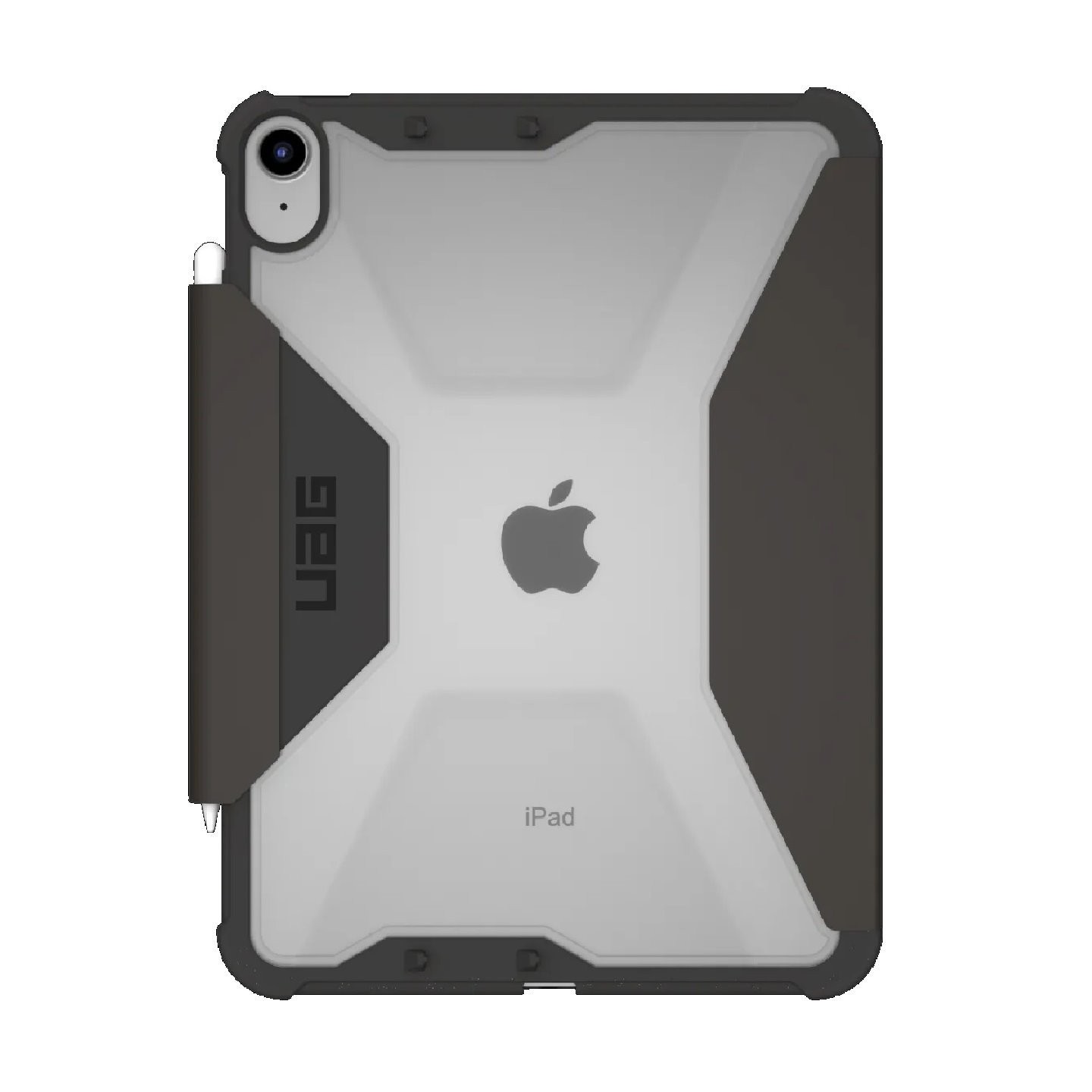 Uag Plyo Apple iPad (10.9') (10TH Gen) Folio Rugged Case - Black/Ice (123392114043), Drop+ Military Standard, Raised Screen Surround,1 Year Warranty