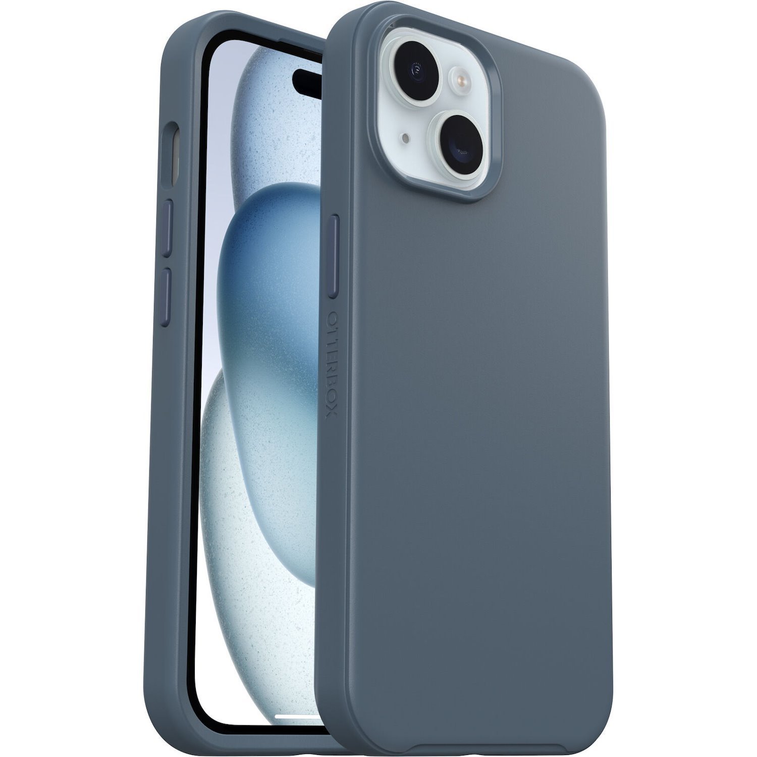 OtterBox Symmetry+ Case for Apple iPhone 15 Smartphone - Bluetiful (Blue)