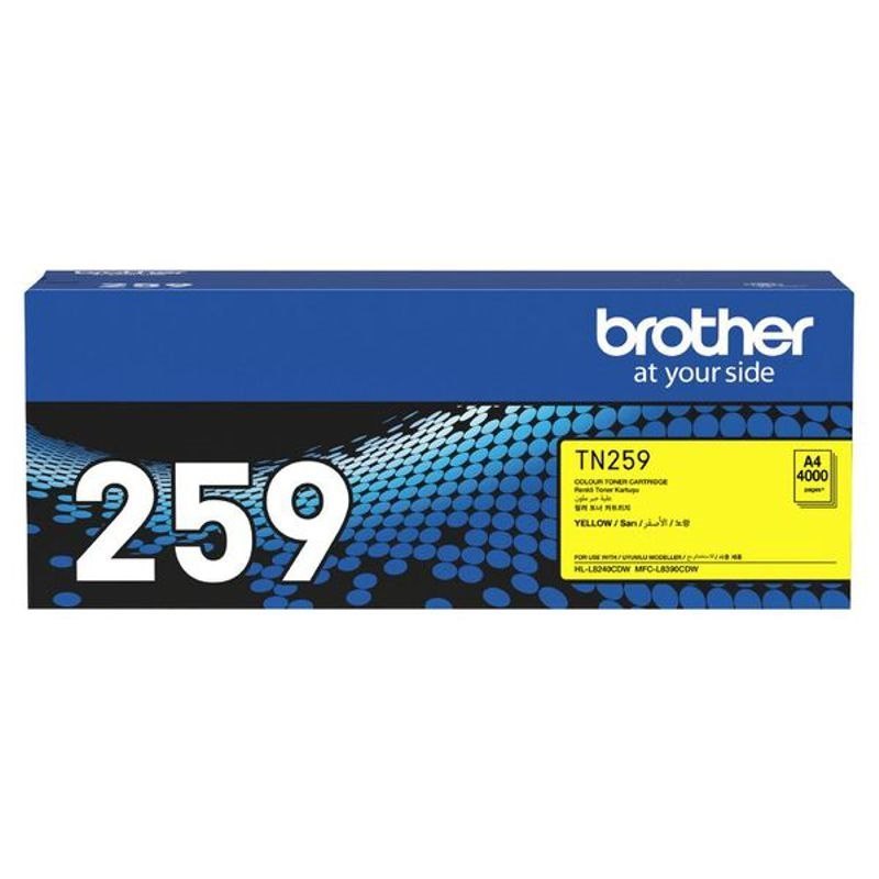 Brother Original Laser Toner Cartridge - Yellow Pack