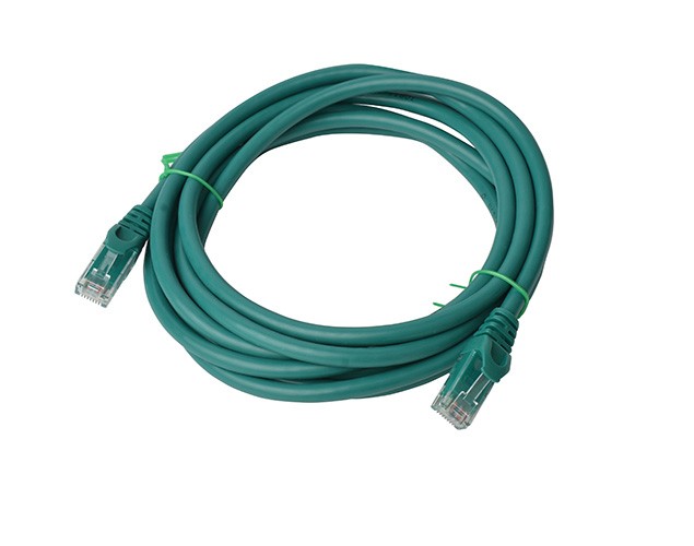 8Ware Cat 6A Utp Ethernet Cable, Snagless  - 3M Green