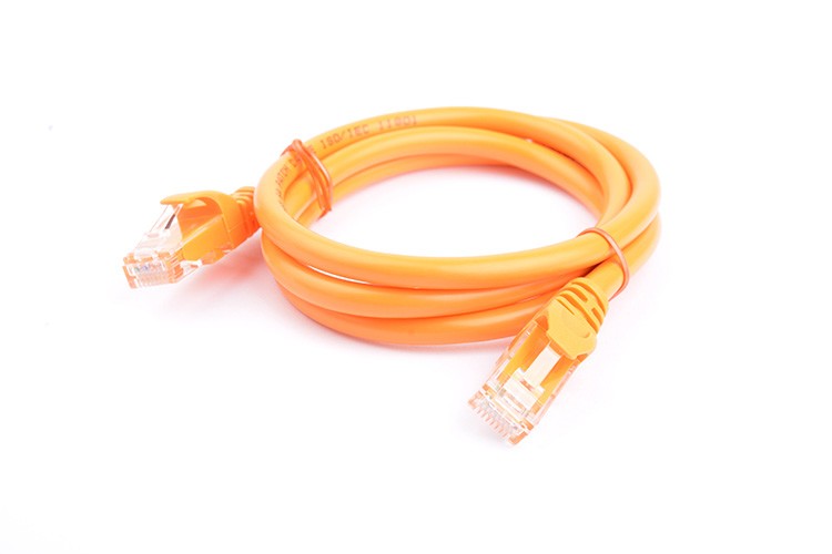 8Ware Cat 6A Utp Ethernet Cable, SnaglessÂ  - 1M (100CM) Orange