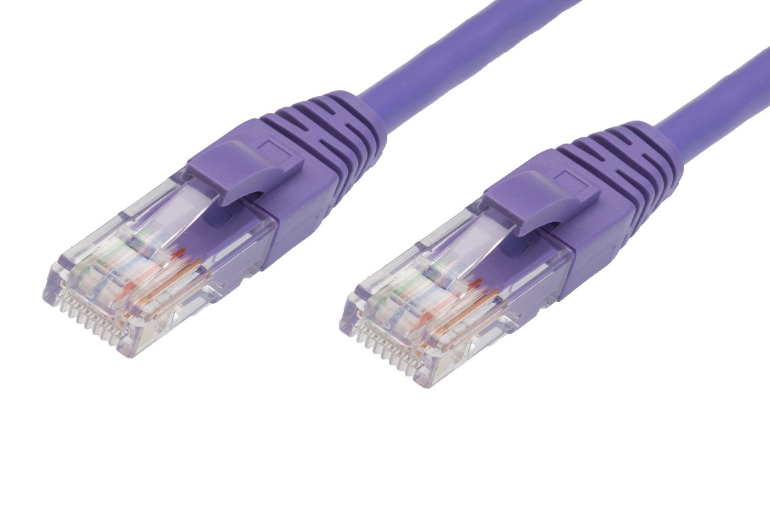 4Cabling 0.25M RJ45 Cat5e Ethernet Network Cable | Purple