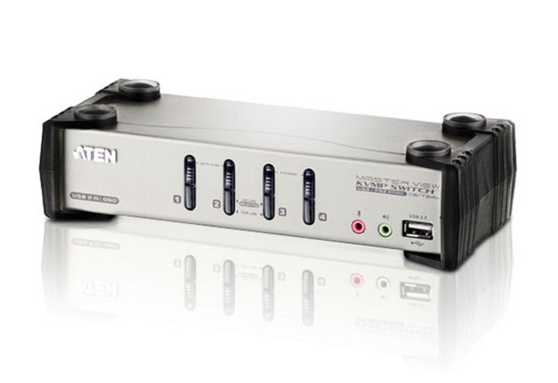 Aten 4 Port Usb 2.0 Vga KVMP Switch 2YR