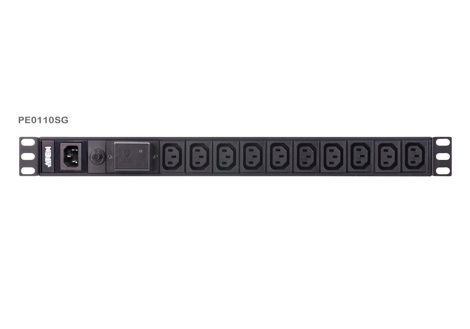 Aten 10 Port 1U Basic Pdu With Surge Protection 2YR