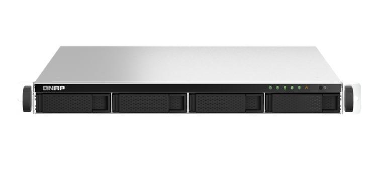 Qnap 4-Bay Nas(No Disk) Celero N QC 2.0GHz, 8GB, 2.5GbE(2), P CIe, 1U, Rpsu, 3YR WTY