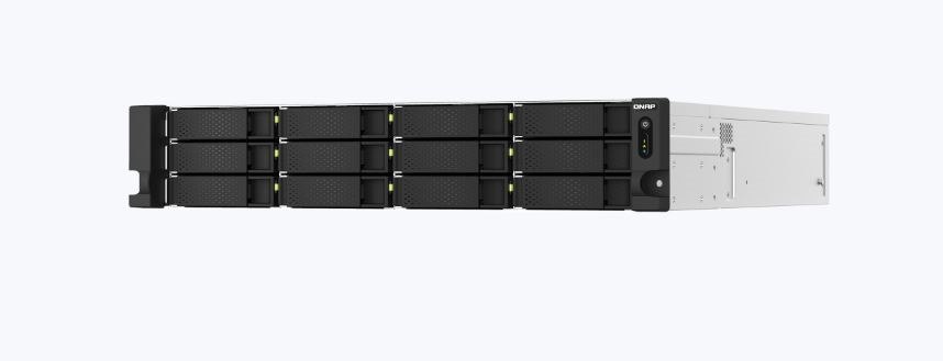 Qnap 12+6-Bay Nas (No Disk) Xeon 4-Core 3.4GHz, 16GB, 10Gb RJ45(2), 2.5GbE(2), Rpsu, 3YR