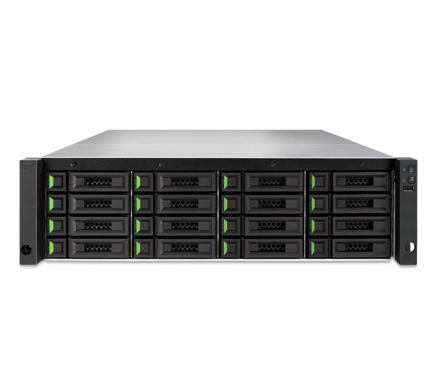 Qsan XCubeDAS XD5316S01 3U16, Single-Upgradable Das System, 5-Ported 12Gb Sas3 Ports, Redundant Power Supply. Slide Rail Kit