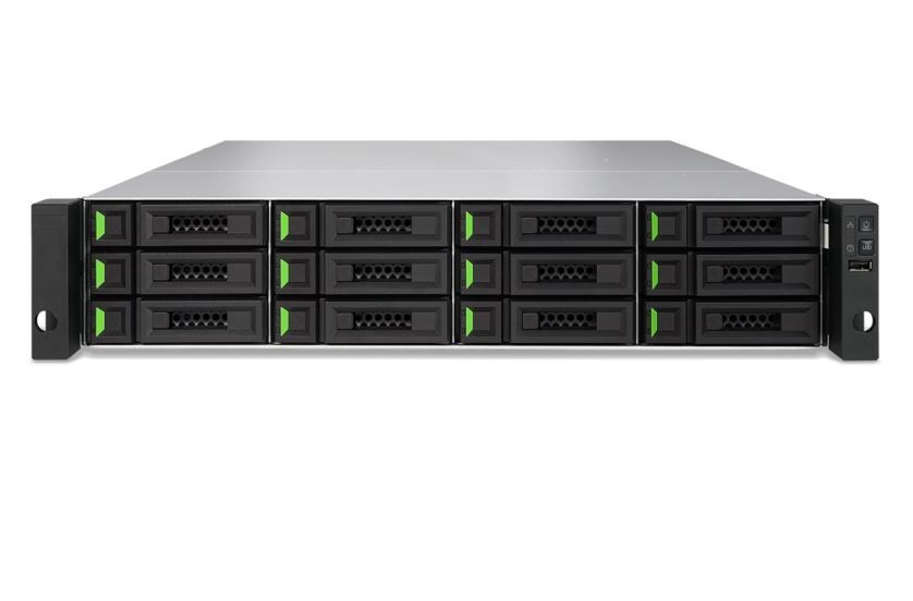 Qsan XCubeDAS XD5312S01 2U12, Single-Upgradable Das System, 5-Ported 12Gb Sas3 Ports, Redundant Power Supply. Slide Rail Kit