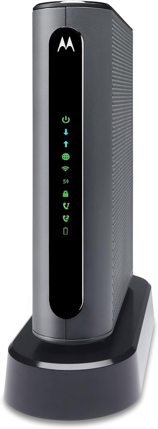Motorola MT7711 24X8 Cable Modem/Router, DOCSIS 3.0 Modem, AC1900 Dual Band WiFi Gigabit Router