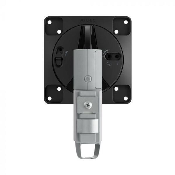 Atdec Mounting Arm for Monitor, Curved Screen Display - Silver