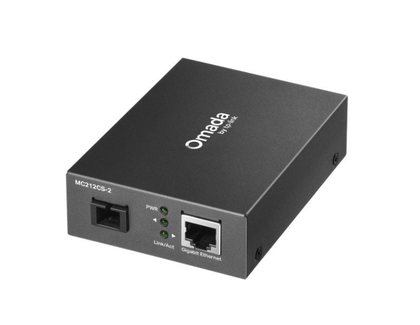 Tp-Link Omada WDM Media Converter,Ge RJ45, Single Mode, 1310NM TX/1550nm RX, 2KM, 3YR