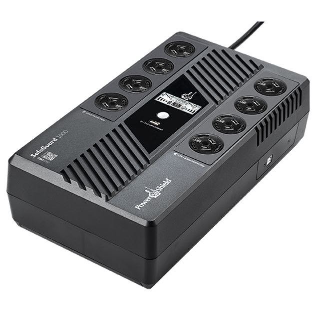 Powershield Safeguard Ups, 1000Va, 600W, LCD, Usb, Au Outlet(8), 2YR