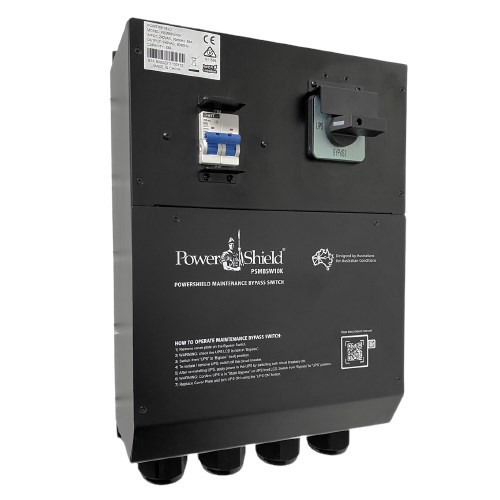 Powershield Wall Mount 1:1 Maintenance Bypass Switch For 6Kva Or 10Kva Ups, HW, Interlocked