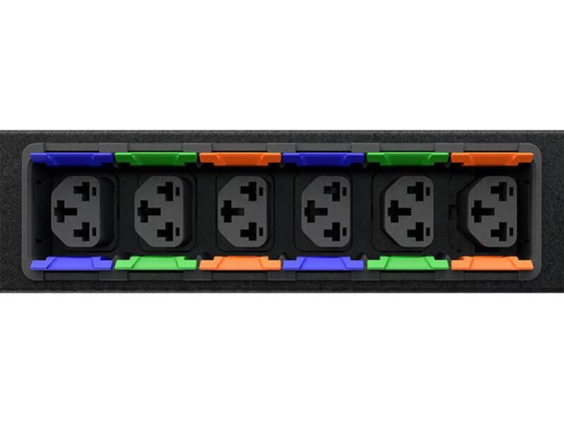 Vertiv Geist F0144849 Basic Horizontal Pdu, 16A, 230V, 1U, 12 X Locking Combination C13/C19 Outputs,