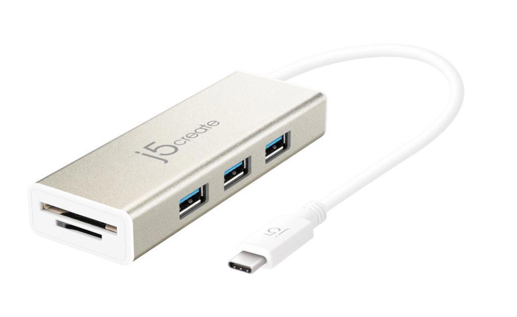 J5create JCH347 Usb-C 3 Port Hub