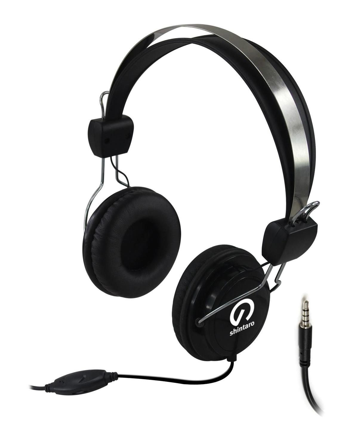 Shintaro 3.5MM Aux Headset W/ Inline Mic